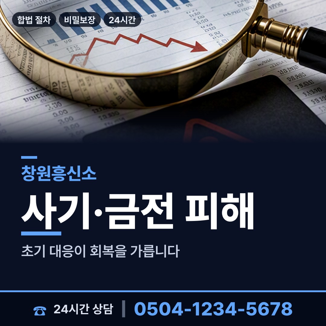 창원 회원2동 신용조사 상담 안내